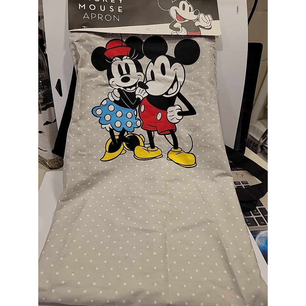 Mickey and Minnie Mouse Apron  cotton, Disney original‎ .